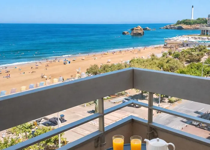 Les Pieds Dans Le Sable, Vue & Balcon Biarriz